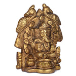 4.5 Inch Brass Ganesh Idol