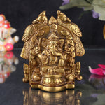 4.5 Inch Brass Ganesh Idol