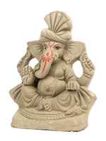 6.5 Inch Pagdi Eco-Friendly Ganesha Idol