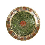 Brass Colored Turtle with Nakashi Plate/Tray (Large)