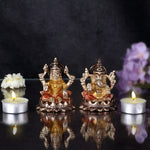 3 Inch Delightful Brass Laxmi Ganesh Idol