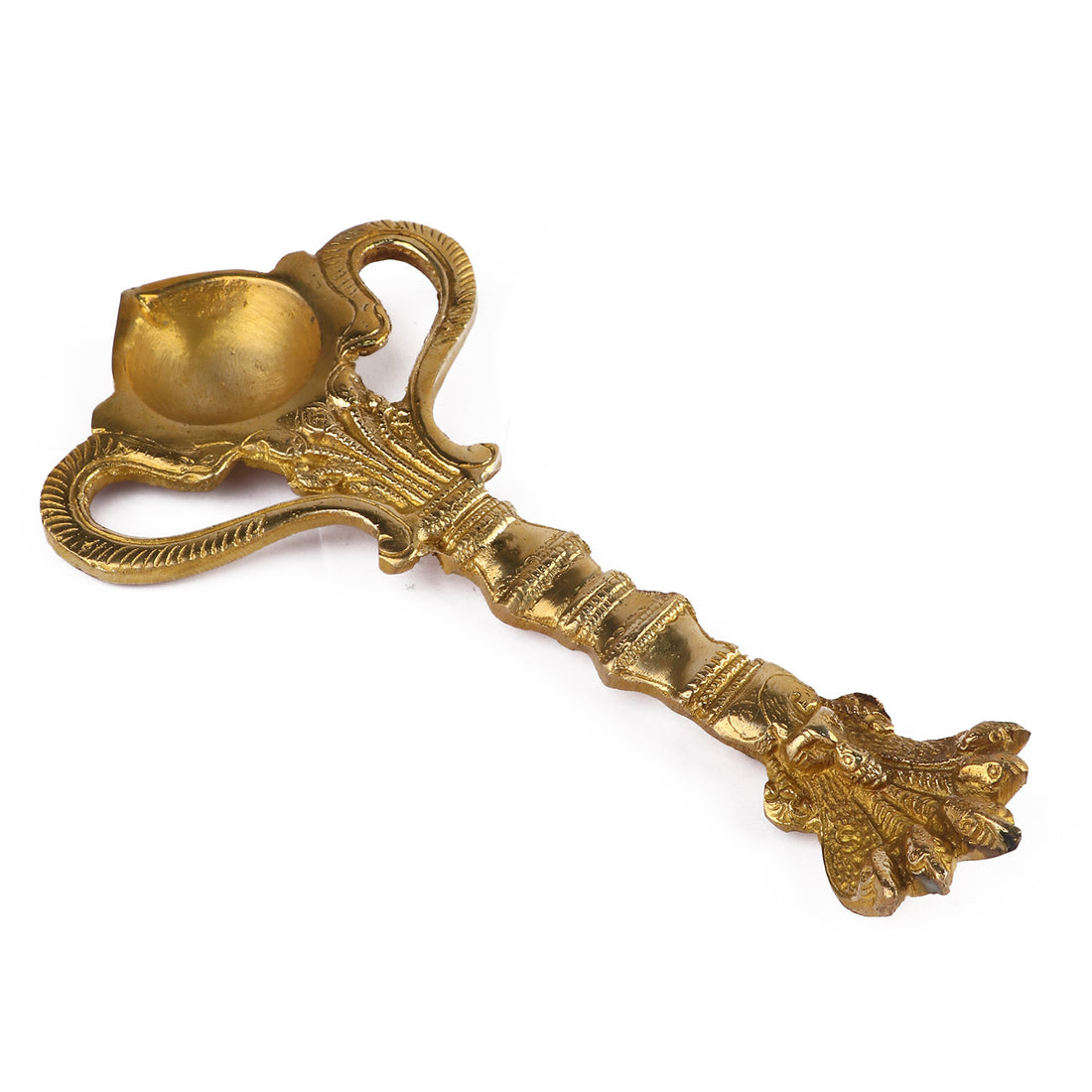 Brass Pooja Aarti Sheshnaag Spoon