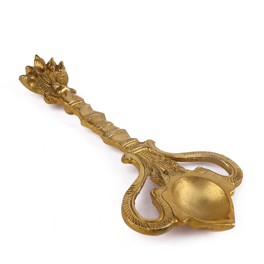 Brass Pooja Aarti Sheshnaag Spoon