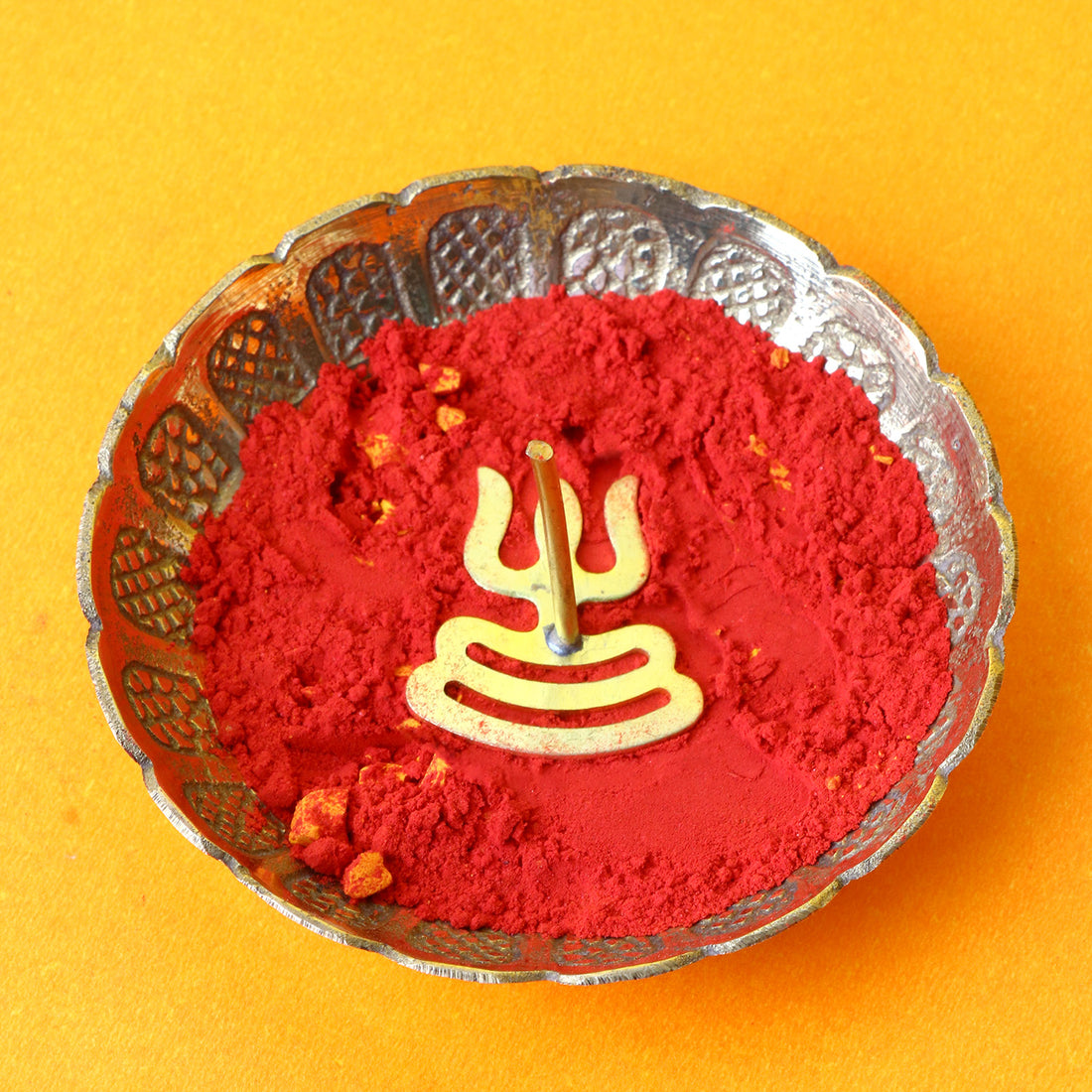 Brass Assorted Tilak Stamp Deity Ornament (Pack of 5)