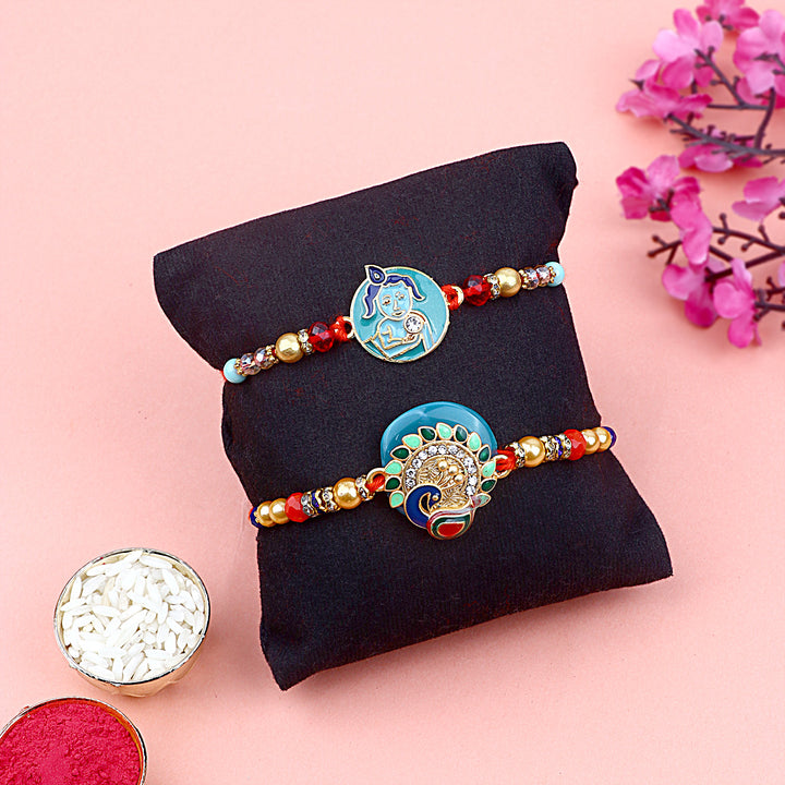 Browse our exclusive collection of Rakhi online 2023. Choose a stunning Rakhi set of 2 for your beloved brother, bhaiya, or bhai. Discover designer Rakhi and beautiful Rakhi options. Send Rakhi and Rakhi combos abroad with ease. Explore Indian Rakhi and find the perfect Rakhi gift at SatvikStore.in."