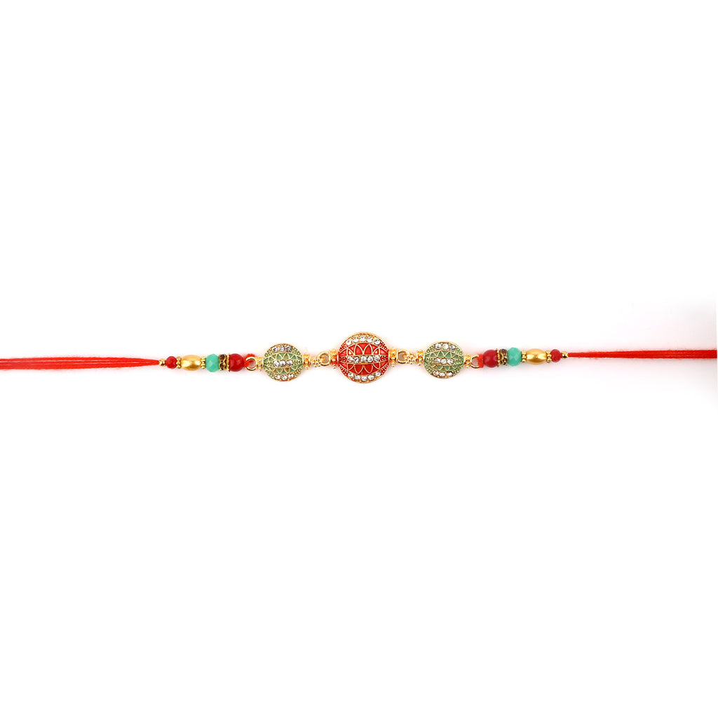 Explore our exquisite collection of Rakhi online 2023. Choose from a stunning Rakhi set of 2, perfect for brothers, bhaiya, and bhai. Shop designer Rakhi and beautiful Rakhi online to send Rakhi abroad. Celebrate with Indian Rakhi and find the perfect Rakhi gift at SatvikStore.in."