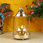 Pure Brass Kanchdeep Akhand Chimney Diya