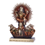 Lord Narayana since he stands in for the three Vedas: Rg, Yajur, and Sama. Gayatri, Brhati, Usnik, Jagati, Tristup, Anustup, and Pankti are the names of the seven horses yoked to the chariot of the Lord Sun. These names of several Vedic meters refer to the seven horses pulling the chariot of the Lord Sun.
