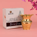 Incense holder (Matki), traditional pot-shaped design used to hold burning incense sticks during pooja and meditation, adding elegance and safety to rituals.
India’s Largest Pooja Accessories Brand – www.satvikstore.in 