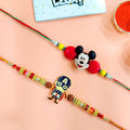 Kids Rakhi collection featuring colorful character-themed and decorative Rakhis for children.buy from Satvikstore.in