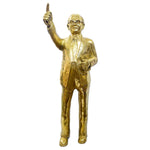 A handcrafted large brass statue of Dr. Bheemrao Ambedkar standing with a book and pointing upwards, wearing glasses and a suit, glossy finish, weight 71100 grams, height 146 cm, length 43 cm. Best for VIP Gift, best for big premium gift, best for your office, best for educational institutions, symbol of social justice. India's Largest Puja Accessories Brand - Satvik No. 1 Brass Idol Collection 
