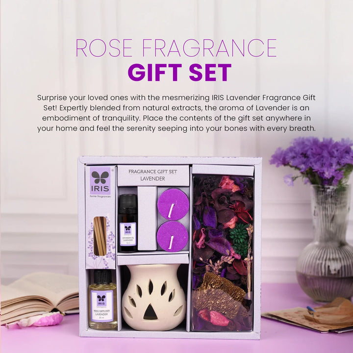 IRIS lavender fragrance gift set with scented products