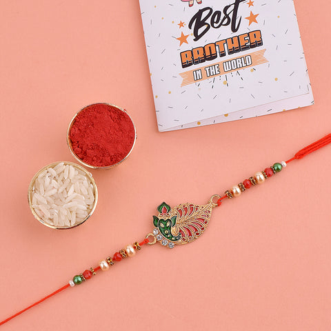 Leaf Designer rakhi | India’s Largest Pooja Accessories Brand – www.satvikstore.in
