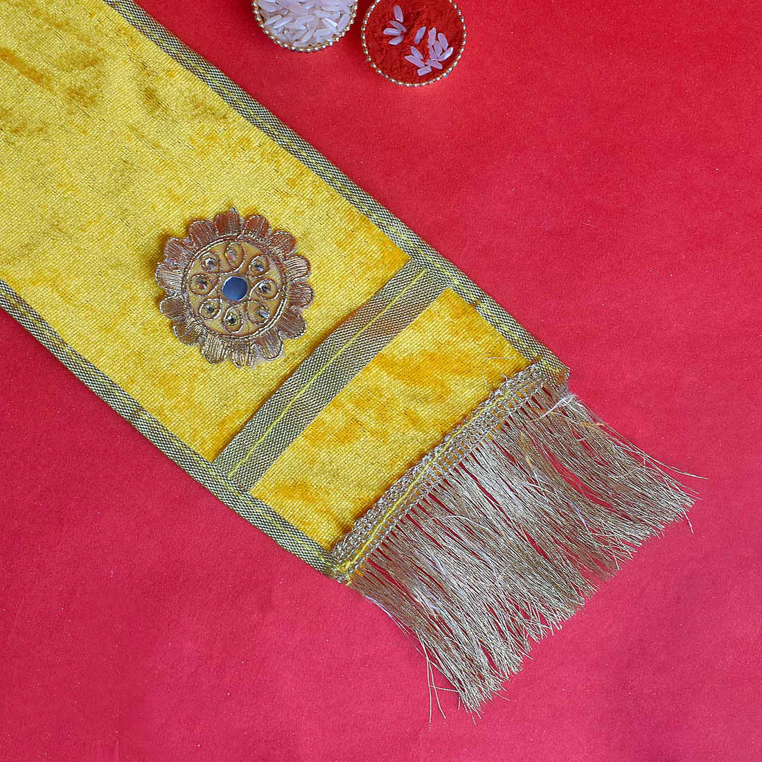 Yellow Patka/Duppata | India’s Largest Pooja Accessories Brand – www.satvikstore.in