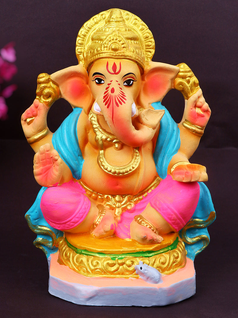 8.2-inch Muktidaya eco-friendly Ganesha idol | India’s Largest Pooja Accessories Brand – www.satvikstore.in