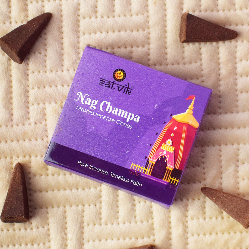 Nag Champa Pure Masala Incense Cones