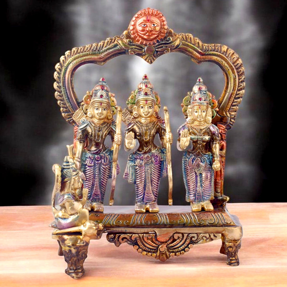 The 8.7 Inch Elegant Antique Brass Ram with Bow Statue is a beautifully crafted piece that exudes strength, power, and grace. The statue features a detailed ram, poised with a bow, symbolizing courage, protection, and determination. Made from high-quality antique brass, it boasts an intricate design that brings out the elegance and majesty of the ram in a timeless style.