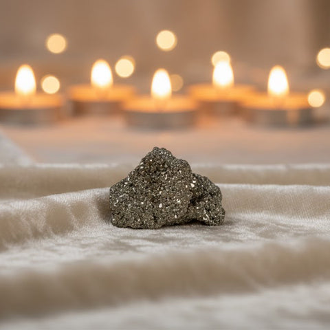 Natural pyrite stone for wealth attraction and positive energy.India’s Largest Puja Accessories Brand- www.satvikstore.in