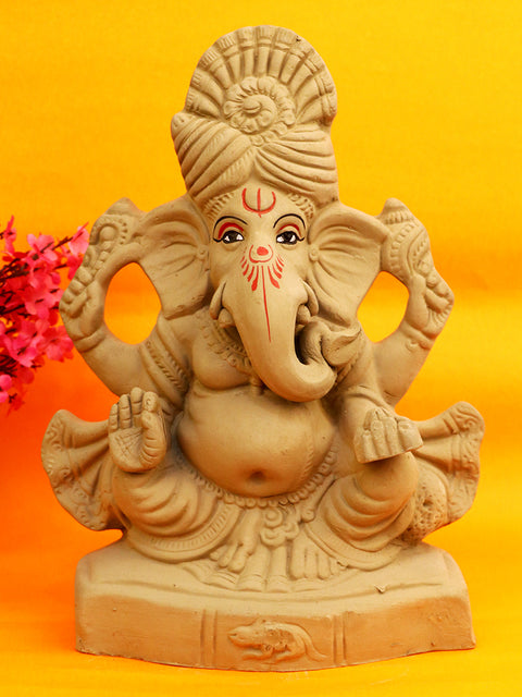 10.7 Inch Siddhidhata Eco-Friendly Ganesha idol | India’s Largest Pooja Accessories Brand – www.satvikstore.in