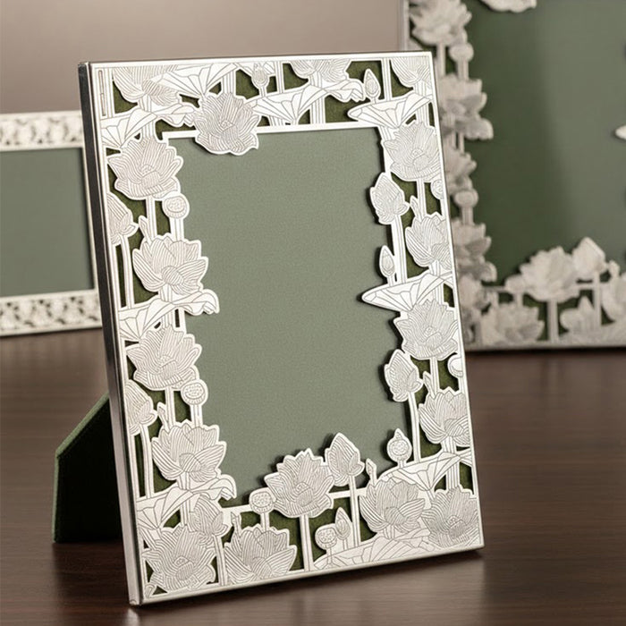Silver Photo Frame for Home and Office Tabletop Decoration India’s Largest Puja Accessories Brand- www.satvikstore.in