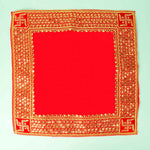 Swastik Design Velvet Aasan | India’s Largest Pooja Accessories Brand - www.satvikstore.in