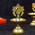 Magnificent Designer Shankh Brass Diya