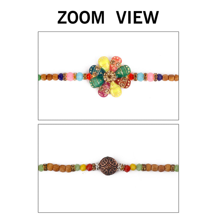 Browse our exclusive collection of Rakhi online 2023. Choose a stunning Rakhi set of 2 for your beloved brother, bhaiya, or bhai. Discover designer Rakhi and beautiful Rakhi options. Send Rakhi and Rakhi combos abroad with ease. Explore Indian Rakhi and find the perfect Rakhi gift at SatvikStore.in."