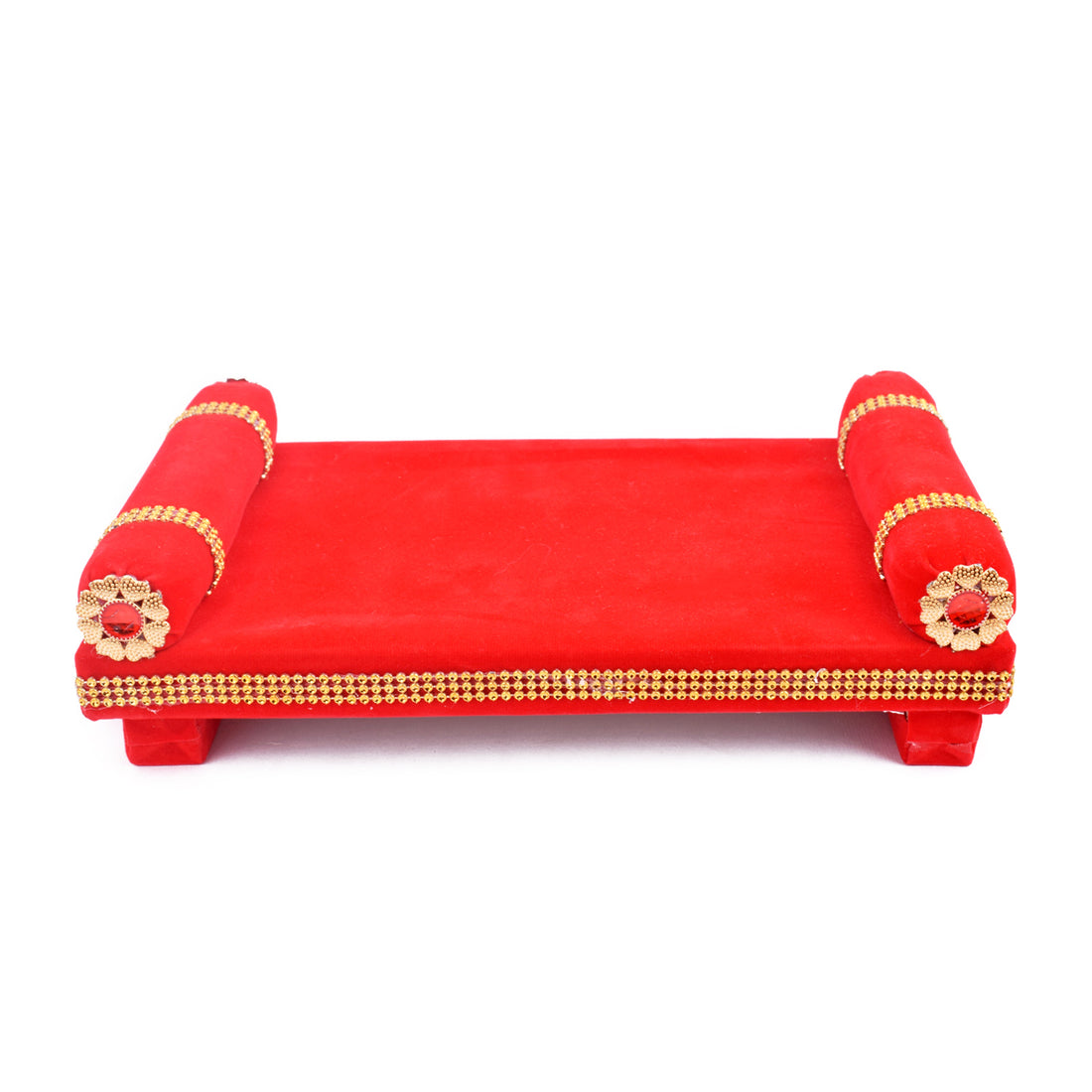 Laddu Gopal's Velvet Raj Singhasan