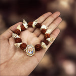 Shank And Rudraksha Guru Ji Maharaj Handmade Bracelets for Men and Women
