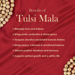 100% Pure Tulsi Kanthi Bead Mala