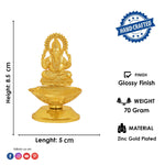 1 Pc Lord Ganesha Metal Diya