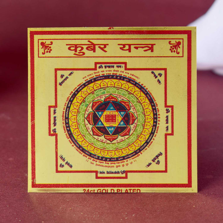 Kuber Yantra – attract wealth and financial prosperity – India’s Largest Pooja Accessories Brand – www.satvikstore.in