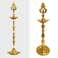 Handicrafts Chandarbalyam Brass 1 Step Diya Puja Store Online Pooja Items Online Puja Samagri Pooja Store near me www.satvikstore.in