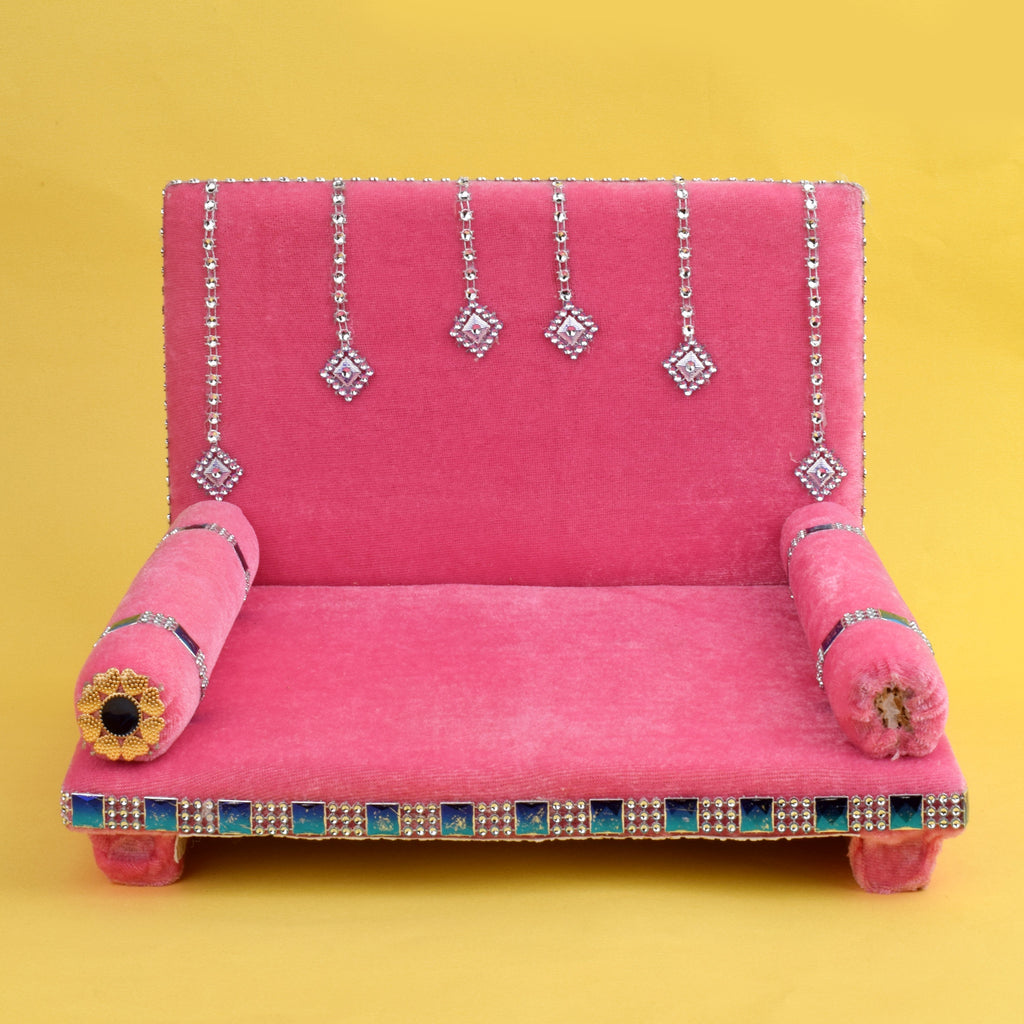 Velvet Radiance – Glorious Laddu Gopal Singhasan – India’s Largest Pooja Accessories Brand – www.satvikstore.in