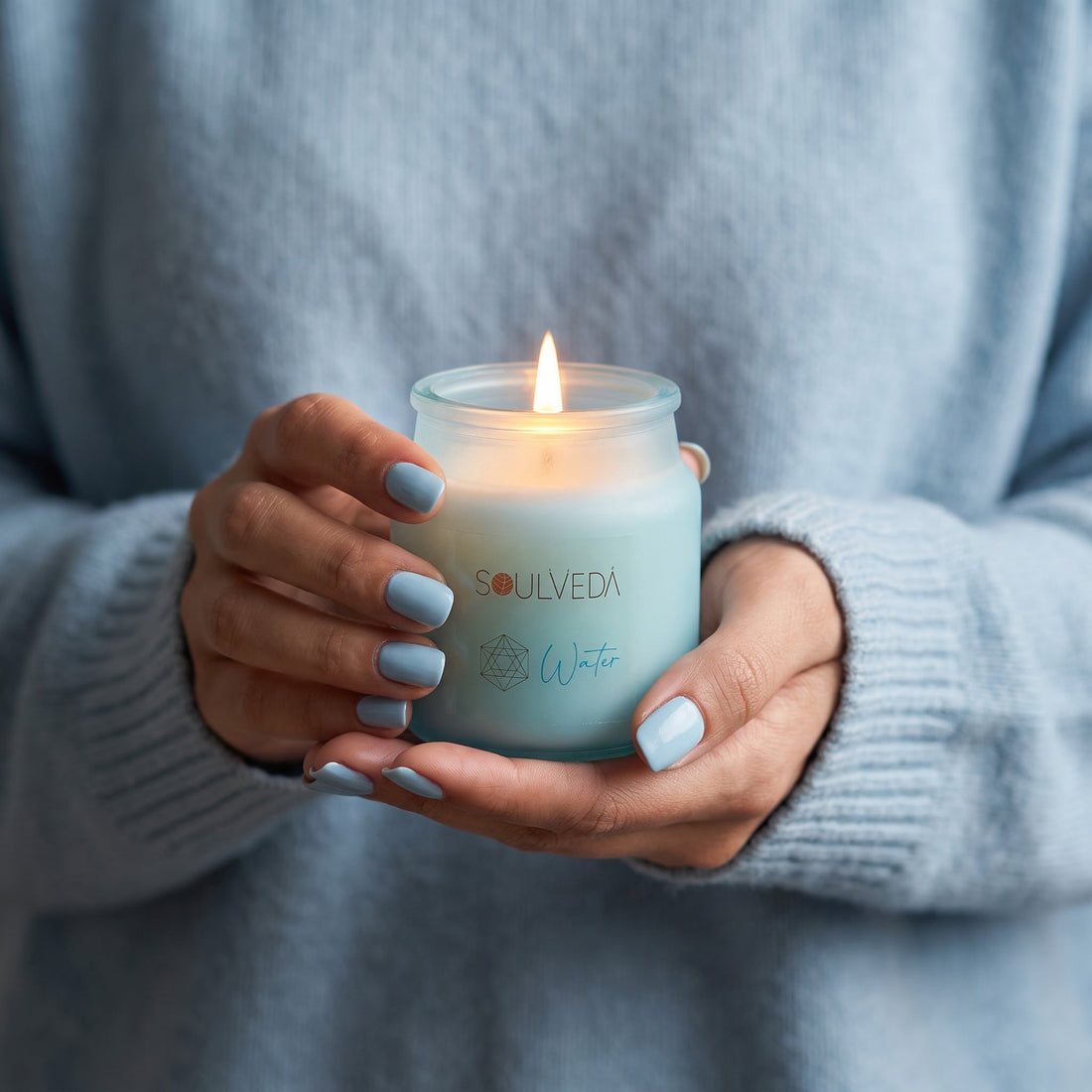 Soulveda Water Ocean Dreams scented jar candle 80g