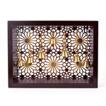 MDF Puja Mandir with Brass Bells