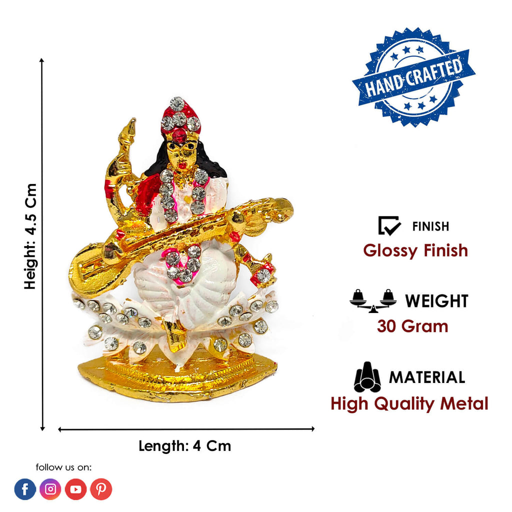 Saraswati Maa Idol Puja Store Online Pooja Items Online Puja Samagri Pooja Store near me www.satvikstore.in