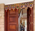 Handcrafted Valvet Embroided Deepawali Toran (Door Valance)