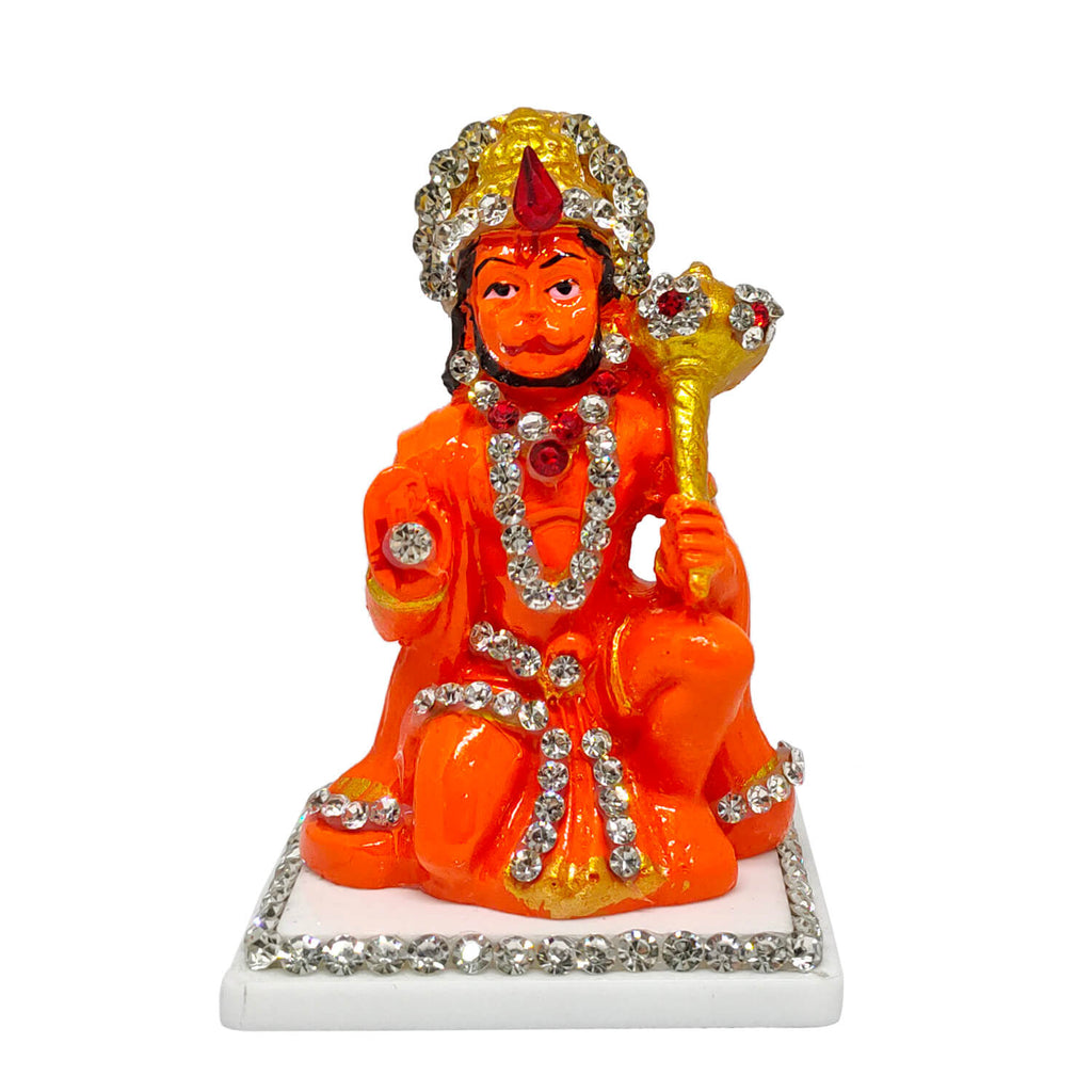 Marble Hanuman Idol Puja Store Online Pooja Items Online Puja Samagri Pooja Store near me www.satvikstore.in