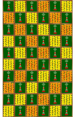 Backdrop Cloth Printed Genda Phool Design