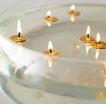 SATVIK 225 Pc Round Floating Wicks for Oil Cups with Cork Disc Holders