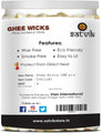 100 Pc Pure Ghee Wicks (Wax Free) Puja Store Online Pooja Items Online Puja Samagri Pooja Store near me www.satvikstore.in