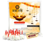 600 Pc Red Round Cotton Wicks. Puja Store Online Pooja Items Online Puja Samagri Pooja Store near me www.satvikstore.in