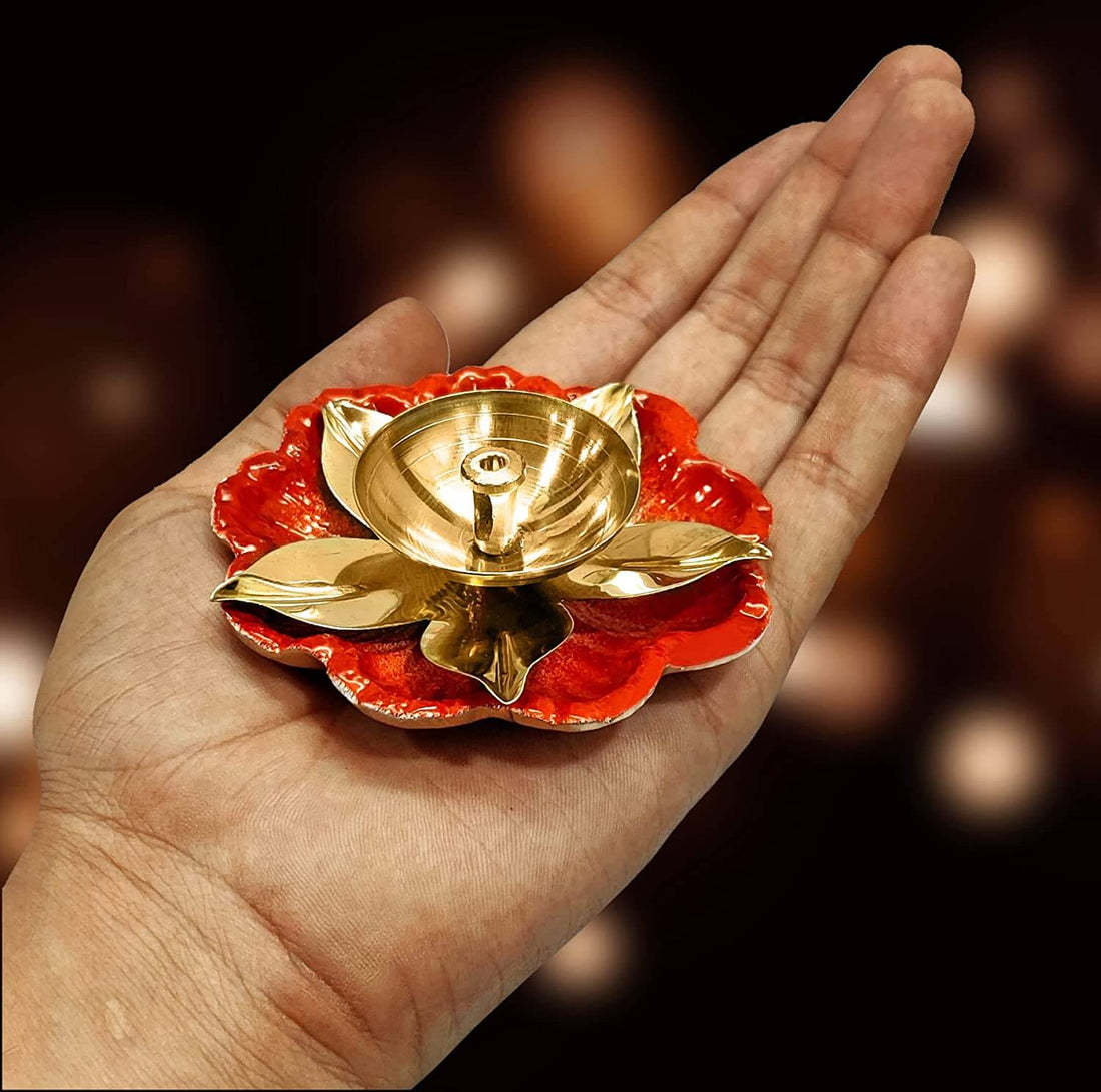 Brass Amayra Lotus Kamal Diya