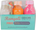 Water Floating Rangoli Colors (6 Pc Bottle Pack)