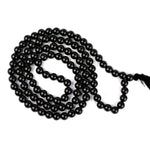 108 Beads Black Onyx Crystal Jaap Mala for Protection & Focus