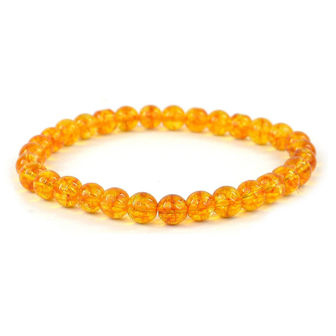 Authentic Citrine Crystal Bracelet for Reiki Healing 6 MM