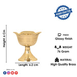 Beautiful Brass Rose Shape Diya