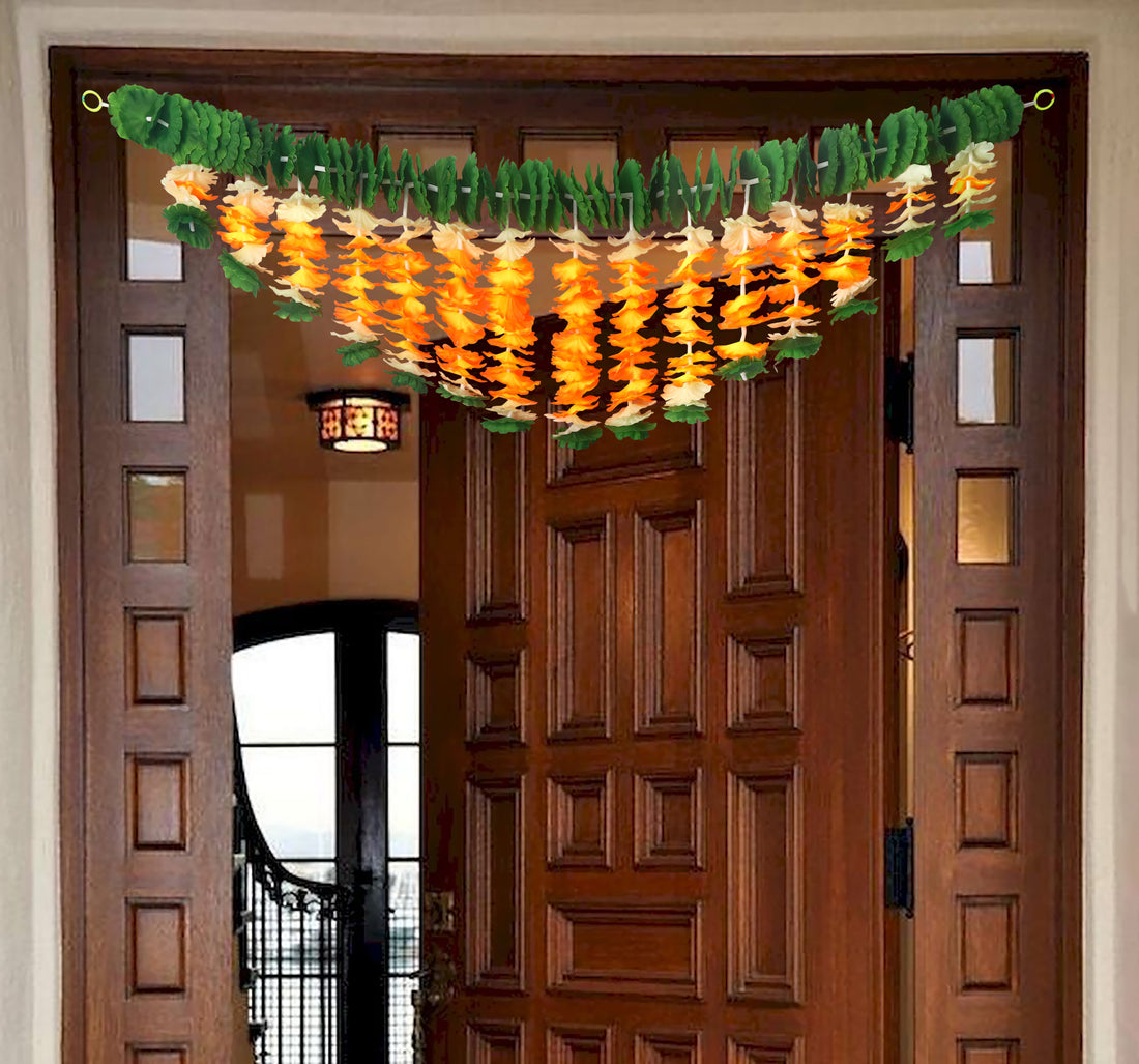 Artificial Flower Bandarwal for Door Decoration Floral Toran (Design-15)