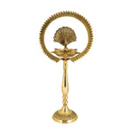 12 INCH Brass Mor Kiran Style Kerala Diya